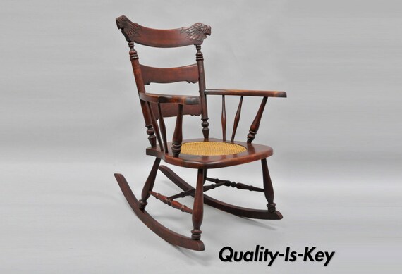 Cane seat rocking chair outlet