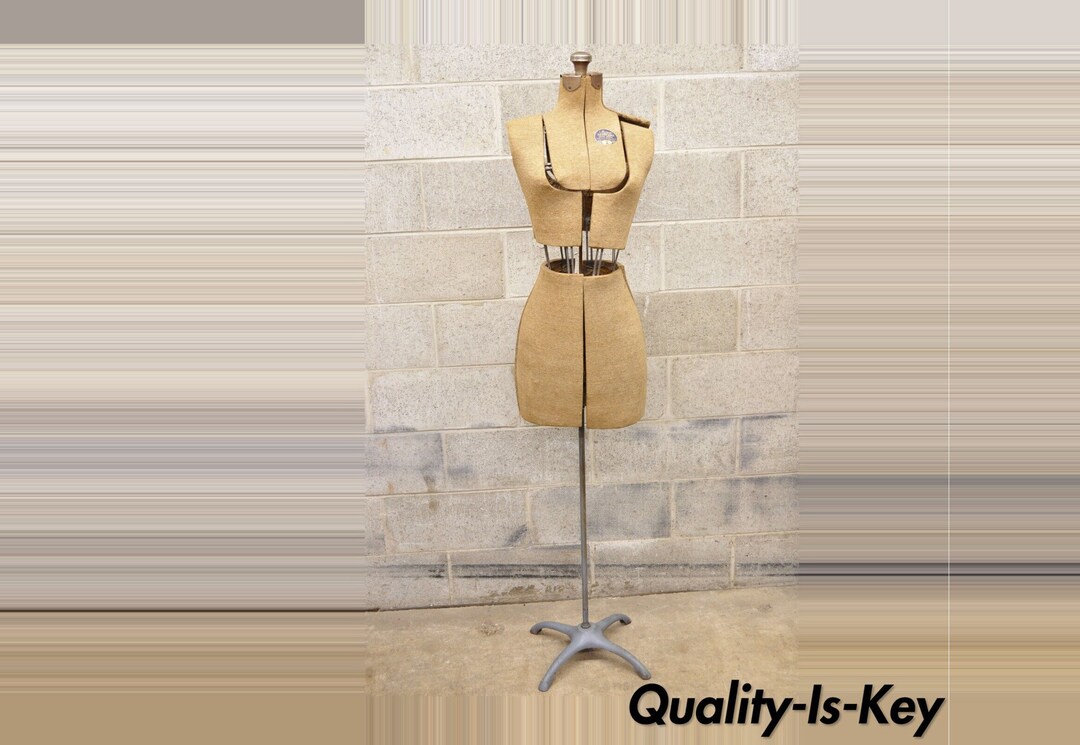 Vintage Acme Adjustable Dress Form Mannequin Size A on Iron Etsy