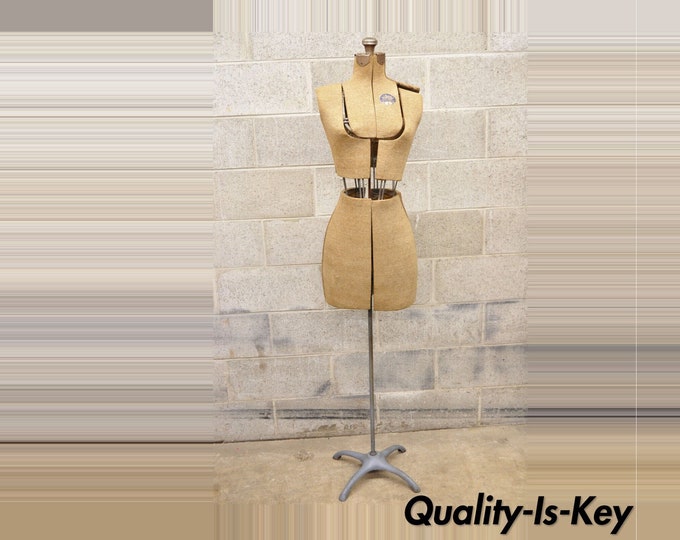 Vintage Acme Adjustable Dress Form Mannequin Size A on Iron Stand - Etsy