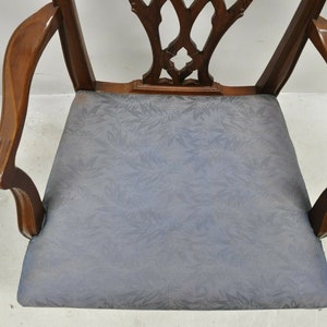 Vintage georgiano Chippendale tallado caoba comedor capitanes | Etsy