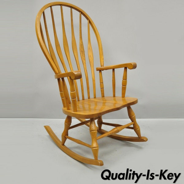 Oak Rocking Chair Etsy