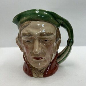 Vintage Beswick England Scrooge Charles Dickens Character Toby Mug Jug 7&quot; C02 B