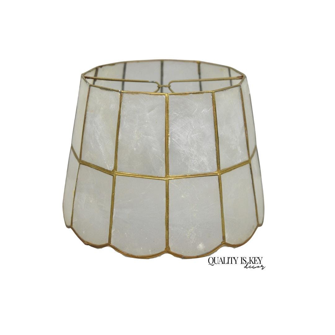Vintage Glass Cylinder Shade - Etsy