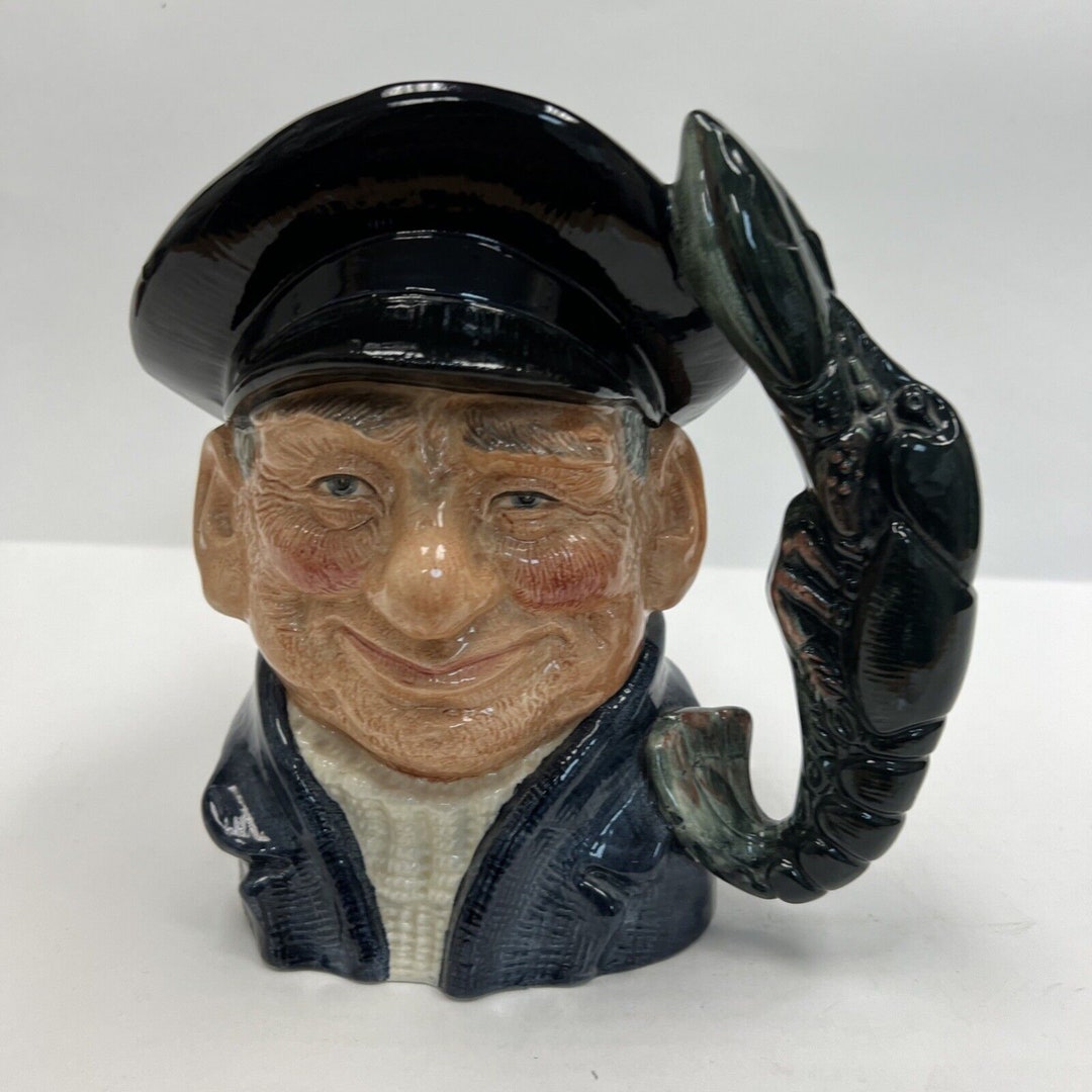 Vintage Royal Doulton 1967 Lobster Man D 6617 Toby Mug Jug 8 Inch C02