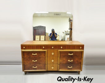 アート・デザイン・音楽 DRESNER MOBEL des 18.Jahrhunderts Vintage Bucherer Imhof 4 Sided Art Deco Table Clock sold at