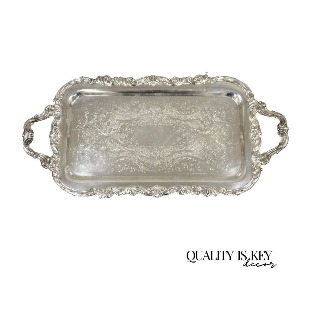 Vintage FB Rogers Silver Co 1338 Victorian Style Silver