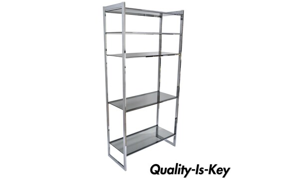Mid century etagere bookcase deals