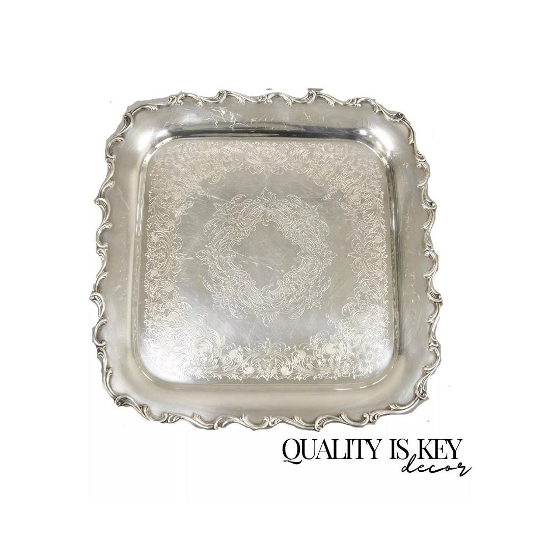 Webster Wilcox International Silver 7228 Joanne Square Serving