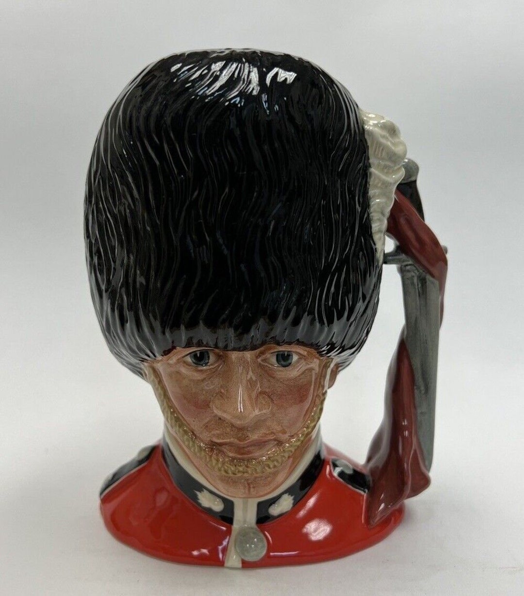 Vintage Royal Doulton 1986 the Guardsman D 6755 Toby Mug Jug 8 Inch C02