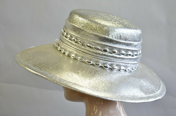 Vintage Mr. John Classic Metallic Silver Church D… - image 6