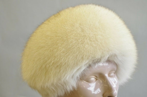 Vintage Don Anderson White Fox Fur Winter Women