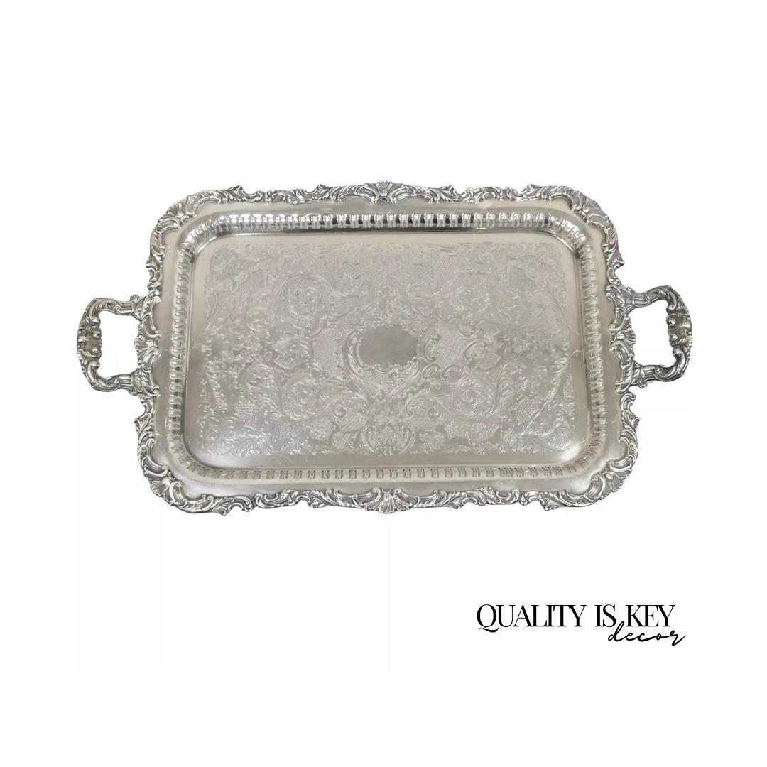 Vintage Community Ascot 0316-5 Pierced Gallery Silver Plate