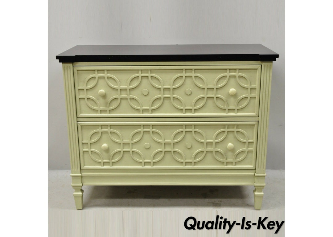Raymour and Flanigan Maura Accent Chest Hollywood Regency Commode