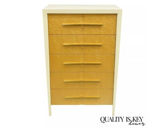 Mitchell Gold + Bob Williams Farrah 5 Drawer Modern Tall Chest Dresser
