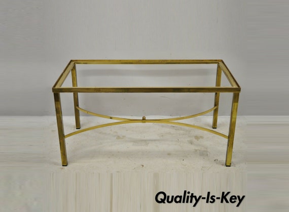 Mastercraft brass coffee table deals