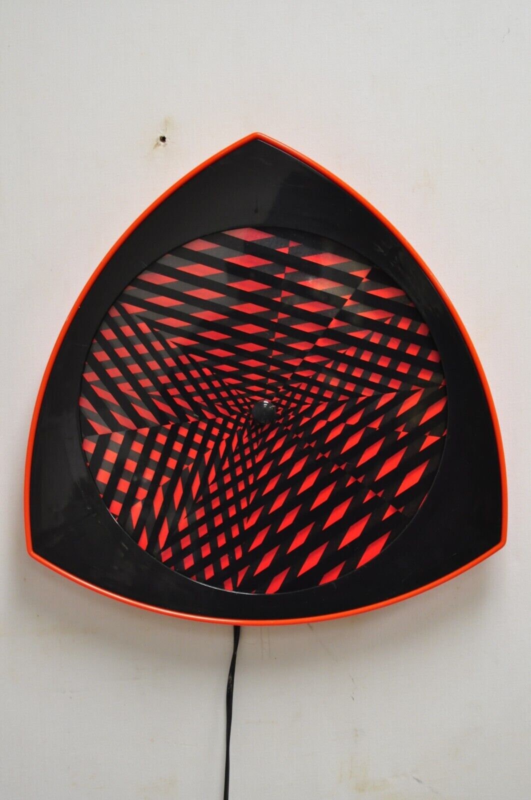Vintage 1996 Rabbit Tanaka Lumaseries Cyberspace Red Kinetic Wall