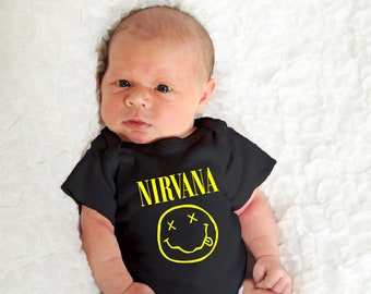 nirvana baby onesie