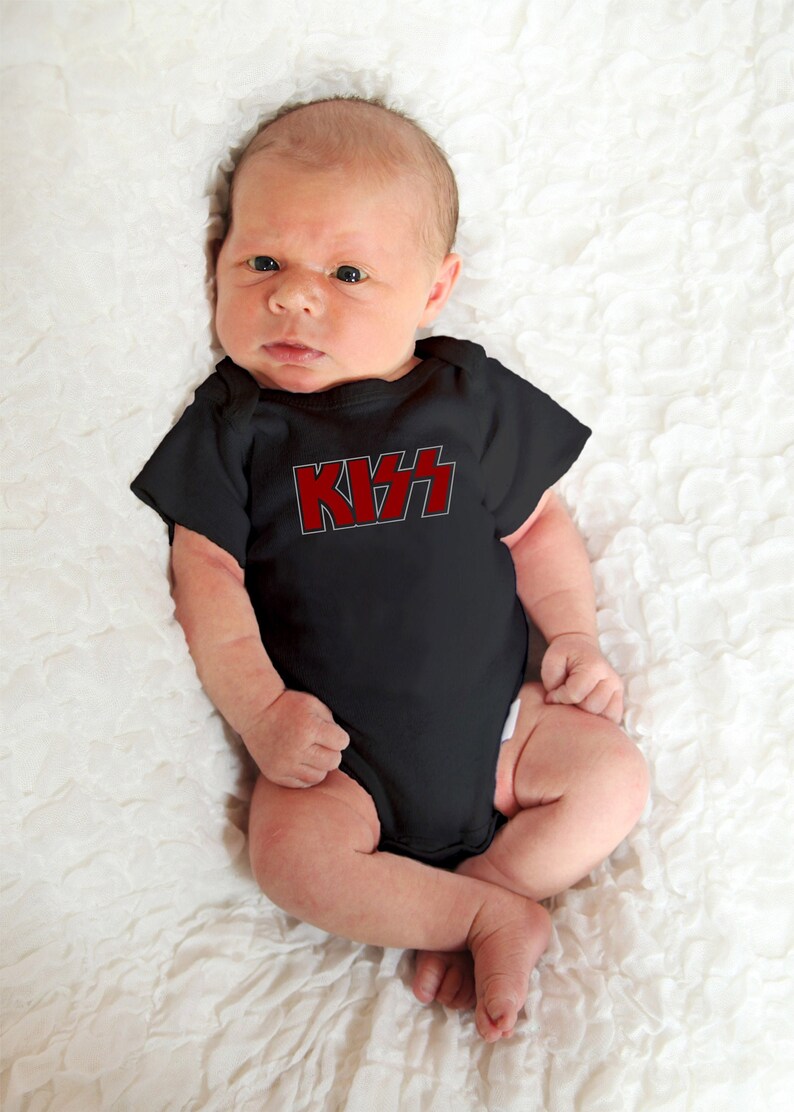 KISS Rock Band Baby Onesie Etsy