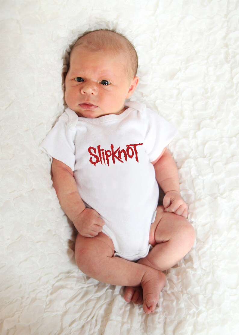 SLIPKNOT Rock Band Baby Onesie Etsy