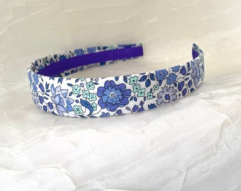 Liberty of London - Liberty Tana Lawn® - Purple Danjo - Periwinkle Floral - William Morris Print - Victorian Alice Band - Back to School