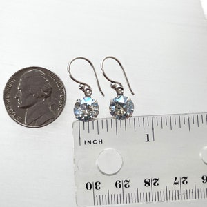 Brilliant Crystal Moonlight Crystals Petite Dainty Small Ultra Sparkly Flash Simple Basic Classic Lightweight Everyday 8mm 9mm image 4