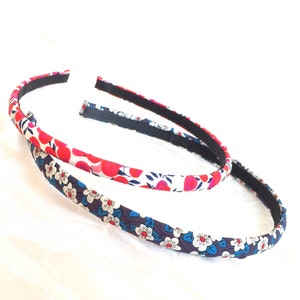 Liberty of London Skinny Hairband Set Liberty Hairband Set Narrow Set of 2 Liberty Flower Print image 7