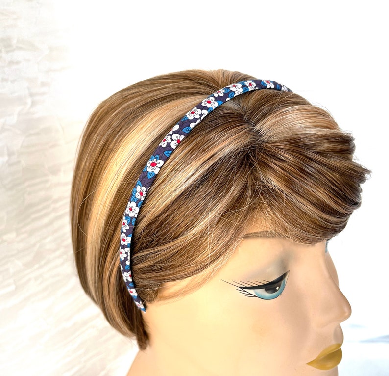 Liberty of London Skinny Hairband Set Liberty Hairband Set Narrow Set of 2 Liberty Flower Print image 8