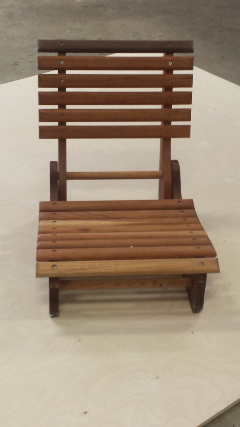 Folding wooden chair image 4