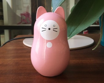 だるま猫 (PINK) ミックスだるま＆招き猫 日本の伝統的なおもちゃ ギフト 禅達磨