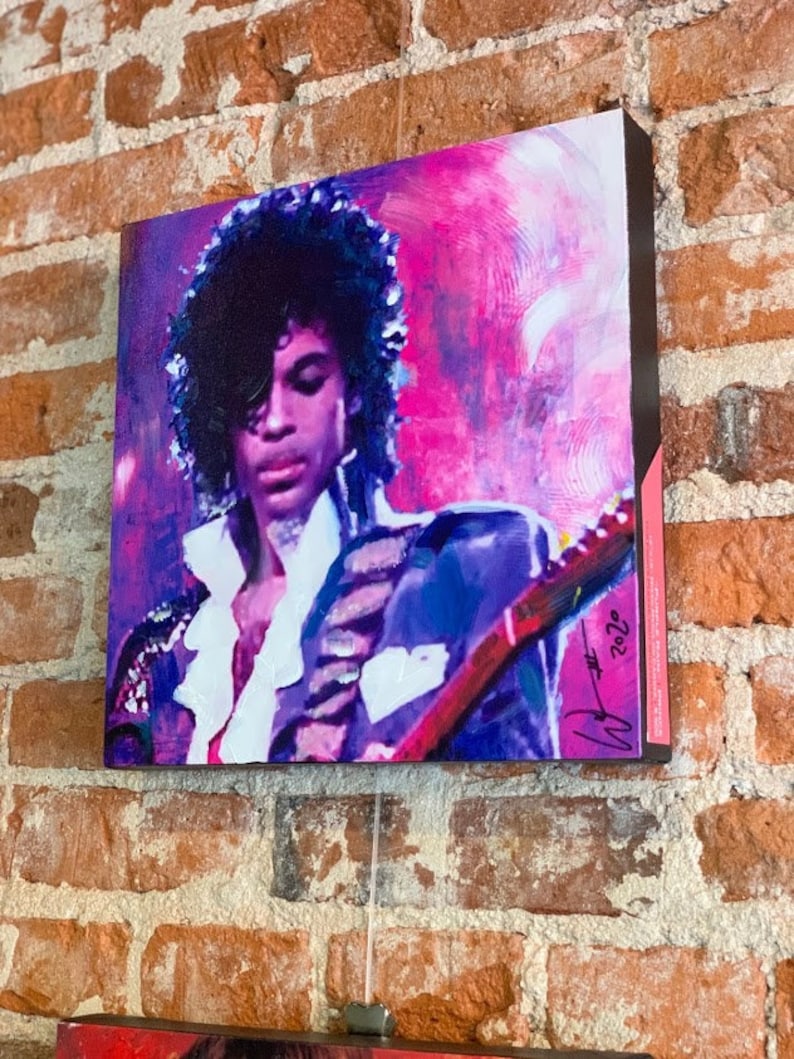 12x12 Limited Edition Print Hand-Signed /& Number by Artist Purple Rain of Prince William III