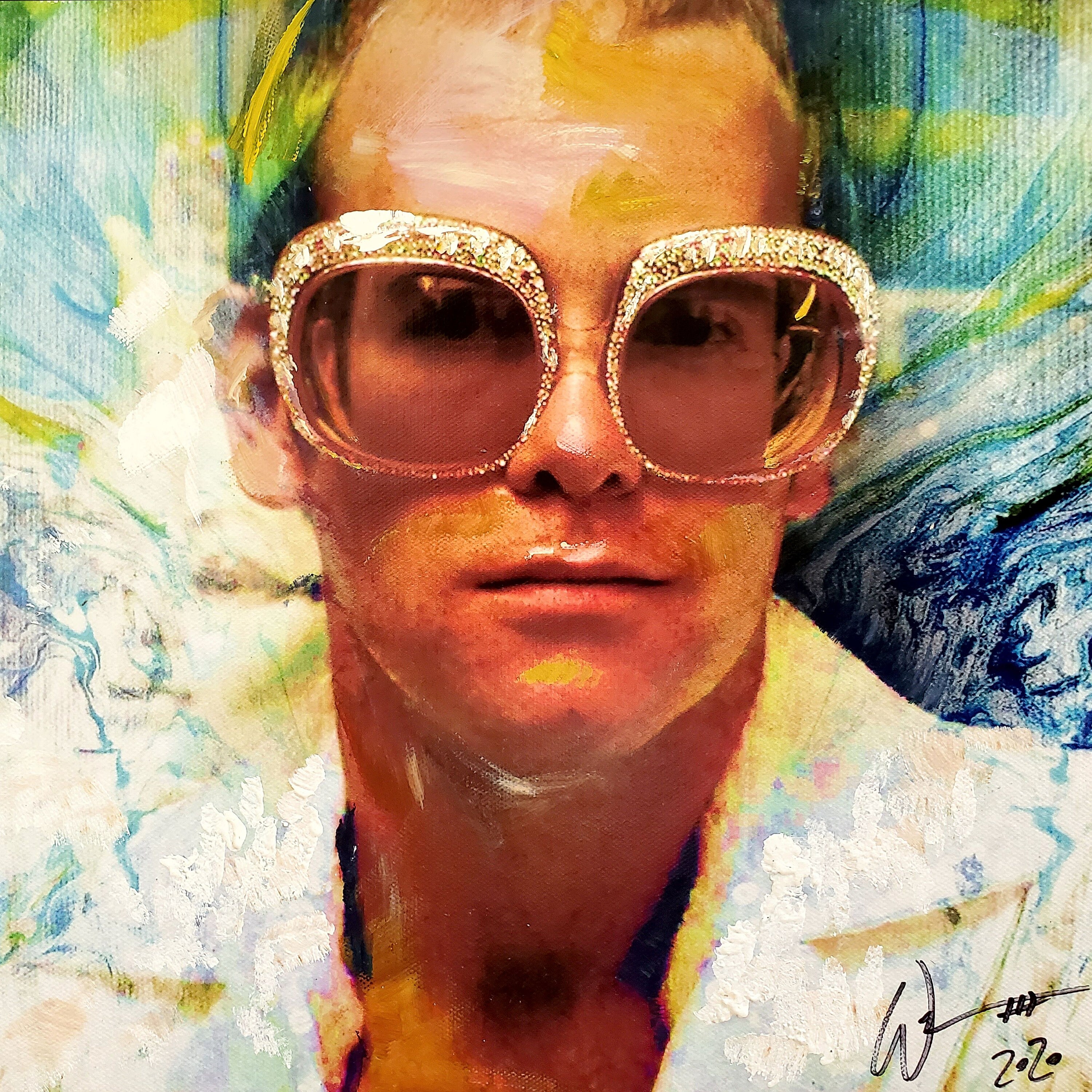 Rotten Peaches, Old76 Music-inspired Art 2012 Elton John So…