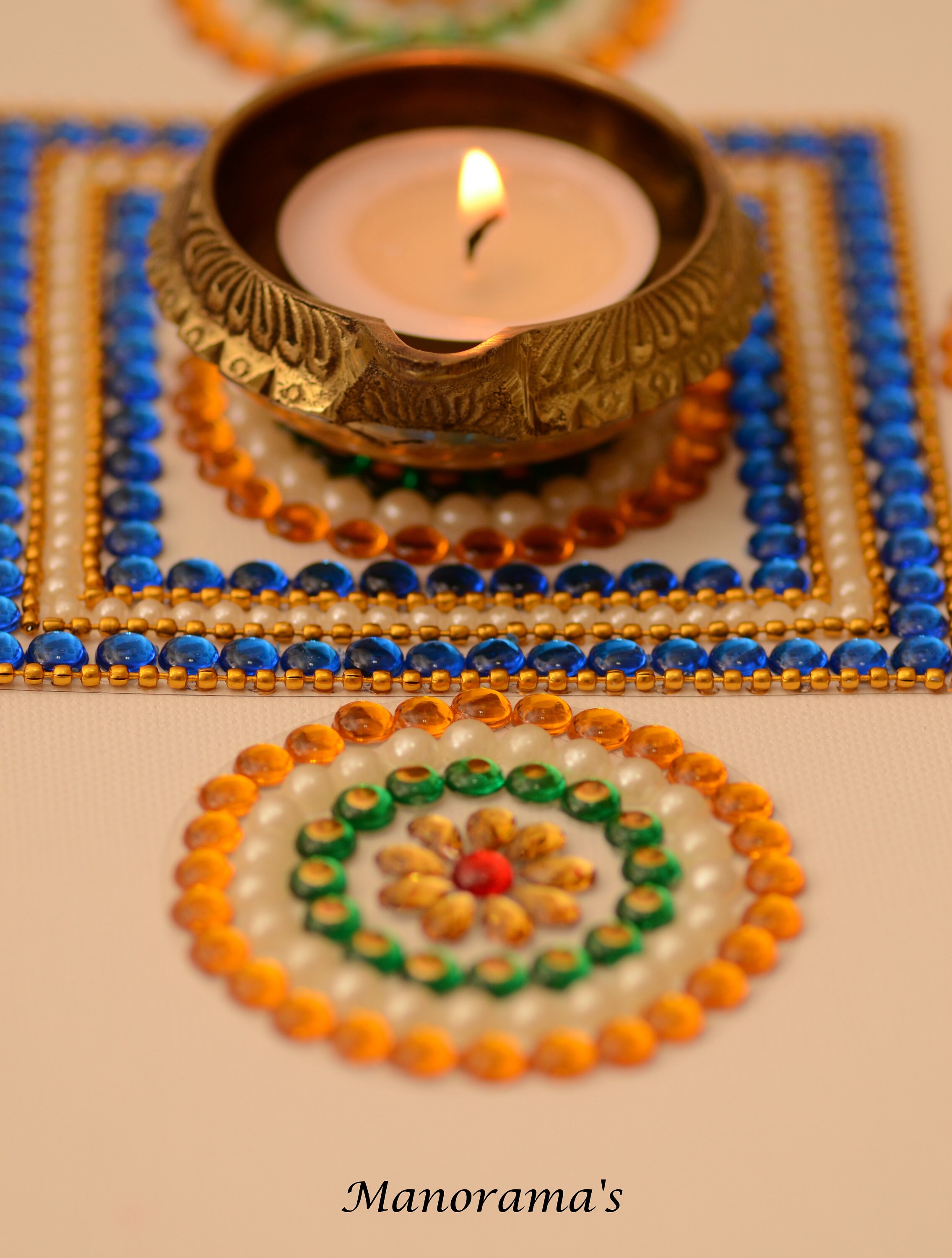 Floor Artkundan Rangolifestival Decorationshouse Warming Etsy