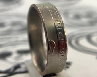 2018 Cumberland Island Copper U.S. Quarter Coin Ring