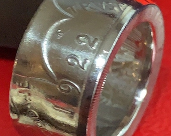 90% Silver Peace U.S. Dollar Coin Ring and For Her or Him