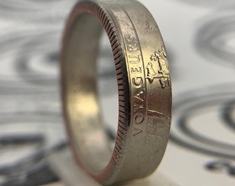 2018 Voyageurs Copper U.S. Quarter Coin Ring