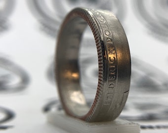 2017 Frederick Douglas Copper U.S. Quarter Coin Ring