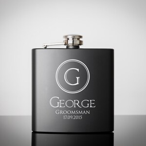 Flask, Personalized Flask, Groomsmen Gift, Engraved Flask, Wedding Gift, Engagment Gift, Groomsmen Flask, Wedding Party Gift, Keepsake.