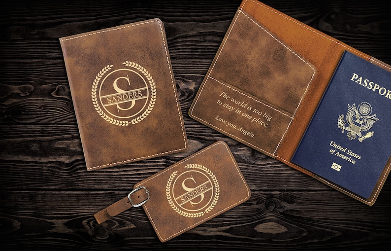 Passport Cover With Optional Name Tag. Etsy