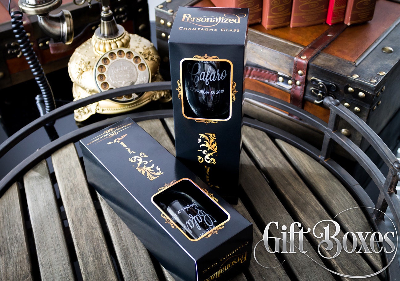 Custom Wedding Champagne Glasses Engraved Champagne Flutes | Etsy