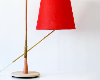 Extremely Rare, Elegant and Articulated Mid Century Modern FLOOR LAMP, 1950s, Germany