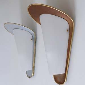 Set of Two Amazing Mid-Century Modern Outdoor Sconces Germany 1950s