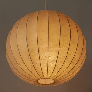 Mid-Century Modern Goldkant Cocoon Pendant Lamp or Hanging Light Germany 1960s
