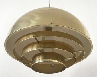 Gorgeous Mid Century Modern Pendant Lamp | Hanging Light by VEREINIGTE WERKSTÄTTEN, 1960s, Germany