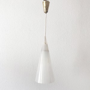 Lovely Mid Century Modern Lucite Pendant Lamp | Hanging Light by HANS BERGSTRÖM for Ateljé Lyktan, Sweden, 1950s, 1950s