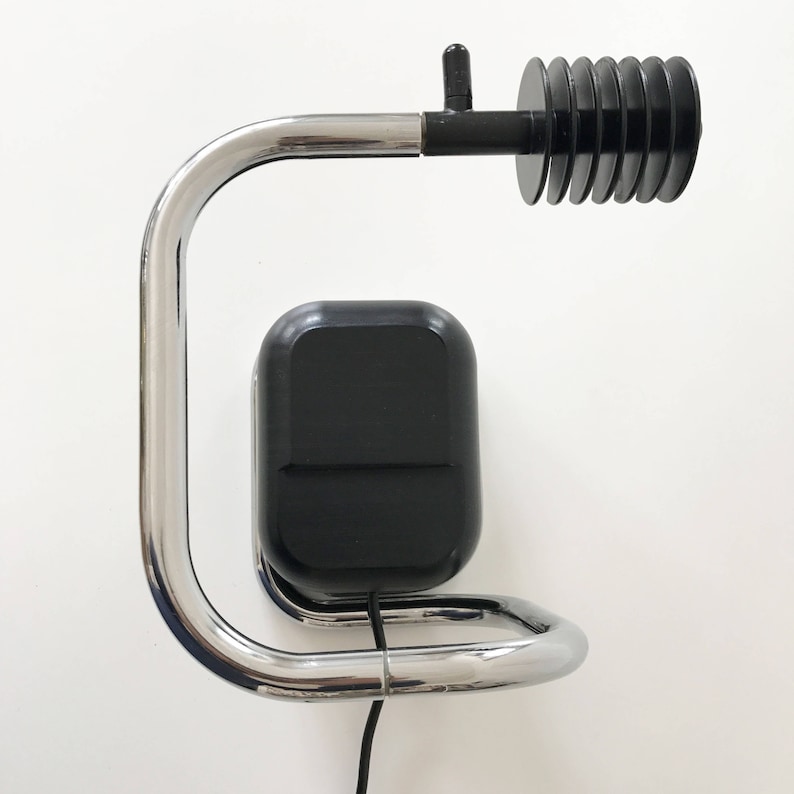 Extremely Rare /& Articulated Mid Century Modern FABIO LENCI Bedside Lamp Made by Harvey Guzzini Table Light 1970s