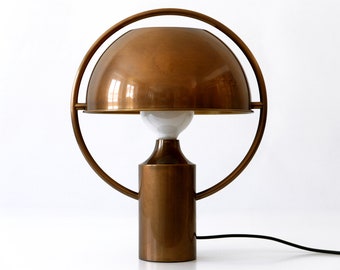 Exteremely Rare & Elegant Mid Century Modern Brass Table Lamp by FLORIAN SCHULZ, Germany, 1970s