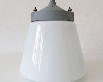 1/6 Modernist Bauhaus | Art Deco INDUSTRIAL LAMP Pendant Light by KANDEM (attr.) | Kaiser Idell Era