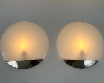 Set of Two XL Sconces or Wall Lights 'Vega' by Florian Schulz Germany 1990s