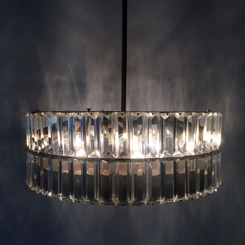 KCO Lighting Kronleuchter – 6-armig, Klare Glas-Kugeln, Gold, Höhenverstellbar
