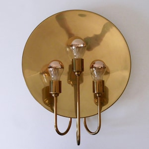 Large Mid Century Sconce or Wall Lamp &#39;W195&#39; by Florian Schulz Germany 1960s